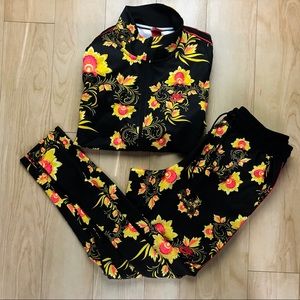 nike floral tracksuit